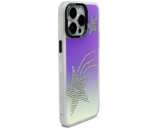 iLike Apple  iPhone 13 LASER SHELL Star Neoriģinālie Maciņi
