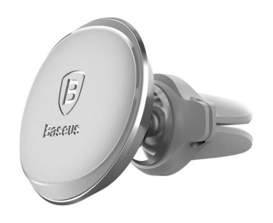 Baseus   Magnetic car holder ventilation grille (Overseas Edition) Silver Telefonu Turētāji Auto Velo Moto
