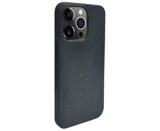 iLike Apple  iPhone 13 Pro Max Silicone plastic case Eco Print Design Black Neoriģinālie Maciņi