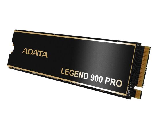 ADATA LEGEND 900 Pro 4 TB (black/gold, PCIe 4.0 x4, NVMe 1.4, M.2 2280) SSD Cietie Diski (Solid state drive)