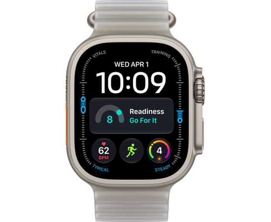 Apple Watch Ultra 4 Titan Cell 49 Natural Ocean Bracelet Smart-Watch Pulksteņi