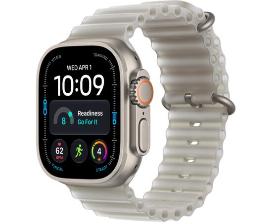 Apple Watch Ultra 4 Titan Cell 49 Natural Ocean Bracelet Smart-Watch Pulksteņi