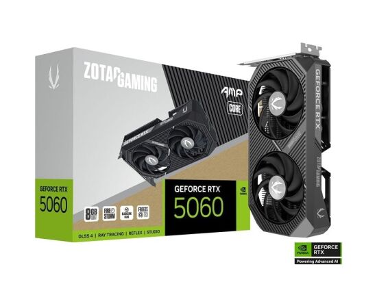 Karta graf. ZOTAC GEFORCE RTX 5060 8GB AMP Grafiskās video kartes