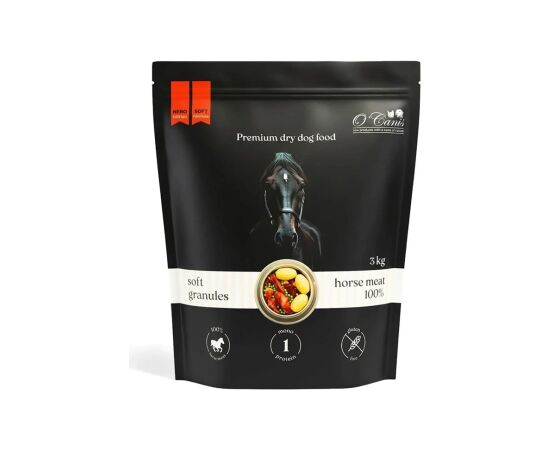 O'Canis SOFT półwilgotna konina dla psa 3kg Uzkodas sunim
