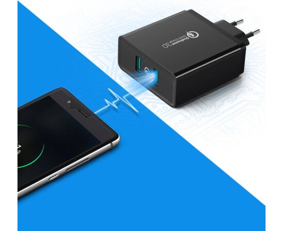 Ugreen wall charger 2× USB-A 36 W QC3.0 black (CD161) Telefonu lādētāji 220v