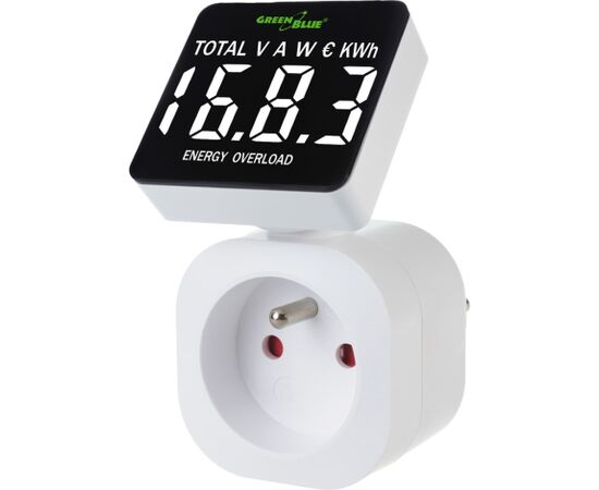 GreenBlue energy meter, wattmeter, 16A, max. 3680W, sub-memory, GB620 E Новинки Для дома и сада 