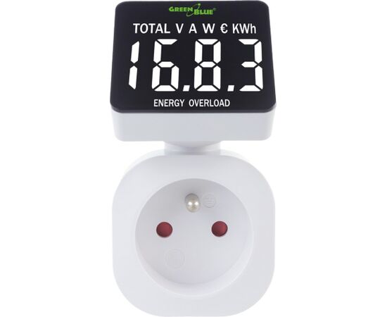 GreenBlue energy meter, wattmeter, 16A, max. 3680W, sub-memory, GB620 E Новинки Для дома и сада 