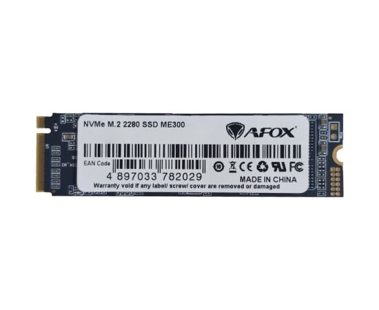 AFOX ME300 SSD M.2 PCI-EX4 512GB QLC 3.2 GB/S NVME SSD Cietie Diski (Solid state drive)