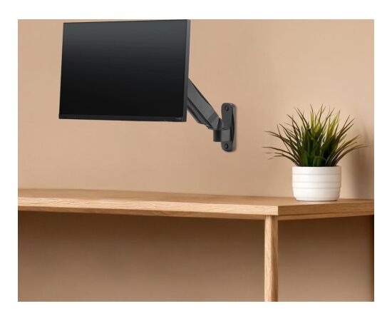 Maclean monitor wall mount, computer screen holder, 17-32'', 9kg max, mechanical spring, MC-979 Jaunumi - Audio-Video