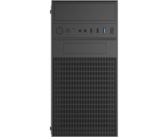 Akyga Obudowa Micro ATX AK19BK USB-C + USB 3.0 + 2x USB 2.0 czarna bez PSu Micro Tower Black Datoru korpusi
