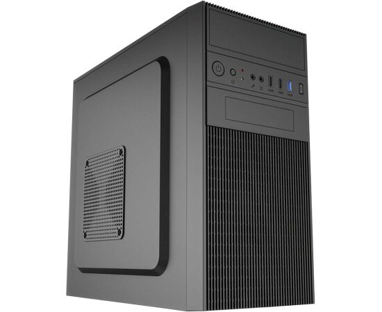 Akyga Obudowa Micro ATX AK19BK USB-C + USB 3.0 + 2x USB 2.0 czarna bez PSu Micro Tower Black Datoru korpusi
