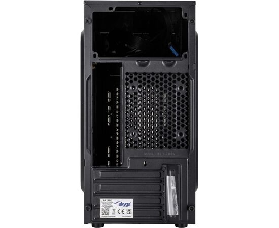 Akyga Obudowa Micro ATX AK19BK USB-C + USB 3.0 + 2x USB 2.0 czarna bez PSu Micro Tower Black Datoru korpusi