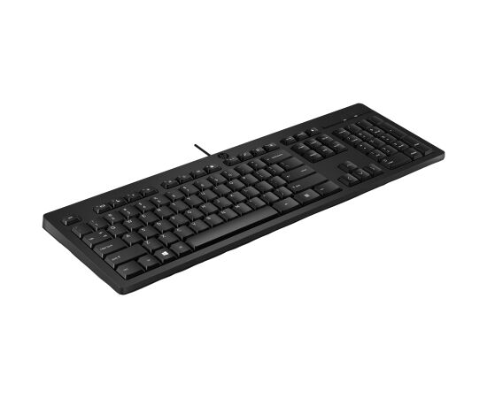 HP 125 G2 USB Wired Keyboard, Sanitizable, Copilot Key - Black - ESTONIAN / AY2Y7AA#ARK Klaviatūras