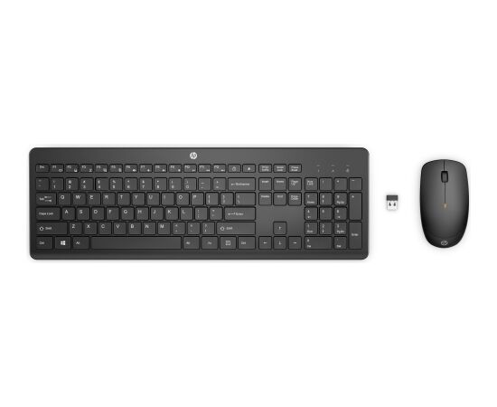 HP 235 Wireless Mouse Keyboard Combo - Black  - EST / 1Y4D0UT#ARK Klaviatūras