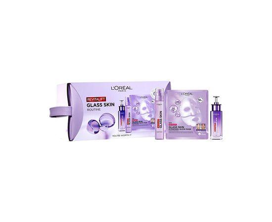 L'oreal Paris Glass Skin Routine Set - Dárková sada Духи и косметика