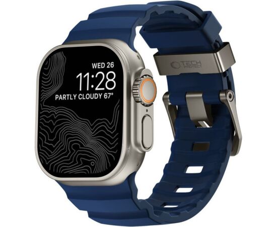 Tech-Protect watch strap Motion Apple Watch 44/45/46/49mm, nautical blue Новинки смартфонов и телефонов
