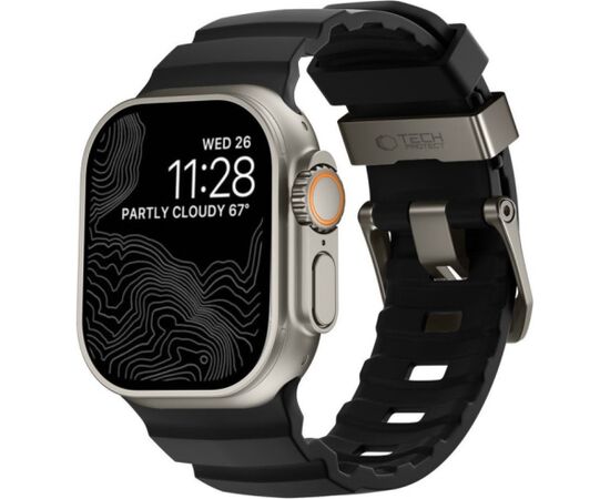 Tech-Protect watch strap Motion Apple Watch 44/45/46/49mm, black Новинки смартфонов и телефонов