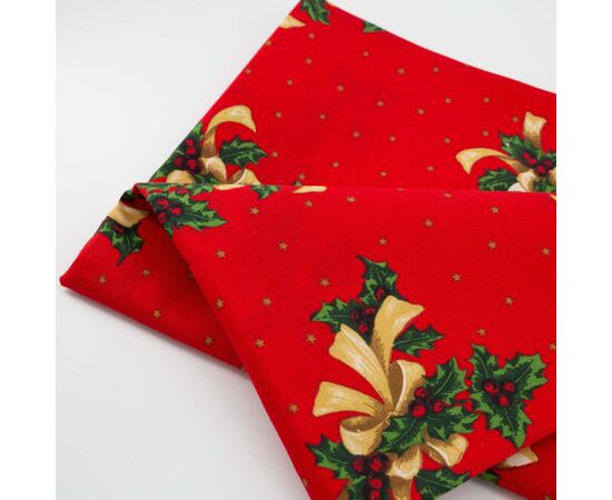 Table mat CHRISTMAS NEW 136x180cm, red bouquet Новинки Для дома и сада 