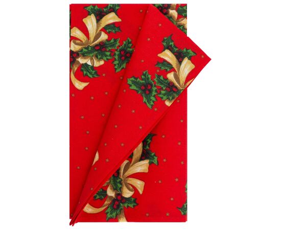 Table mat CHRISTMAS NEW 43x150cm, red bouquet Новинки Для дома и сада 
