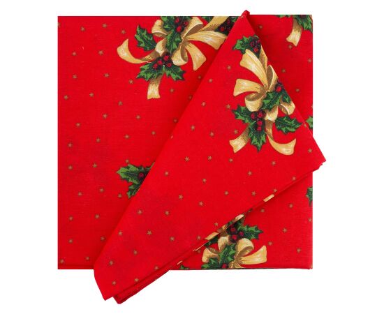 Table mat CHRISTMAS NEW 136x260cm, red bouquet Новинки Для дома и сада 