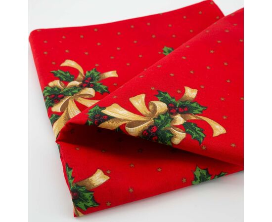 Table mat CHRISTMAS NEW 136x260cm, red bouquet Новинки Для дома и сада 