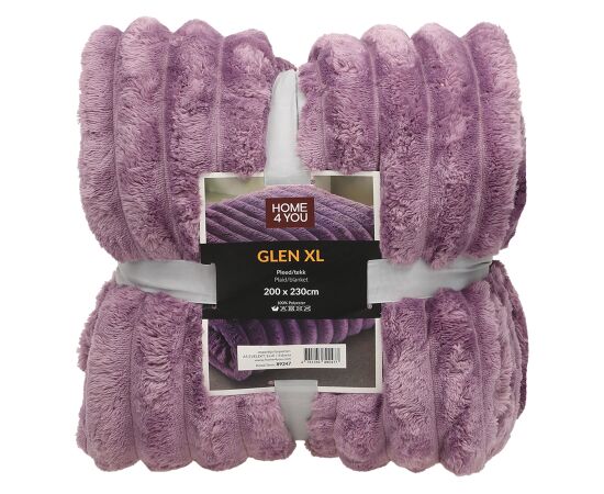 Plaid GLEN XL 200x230cm, Purple Новинки Для дома и сада 