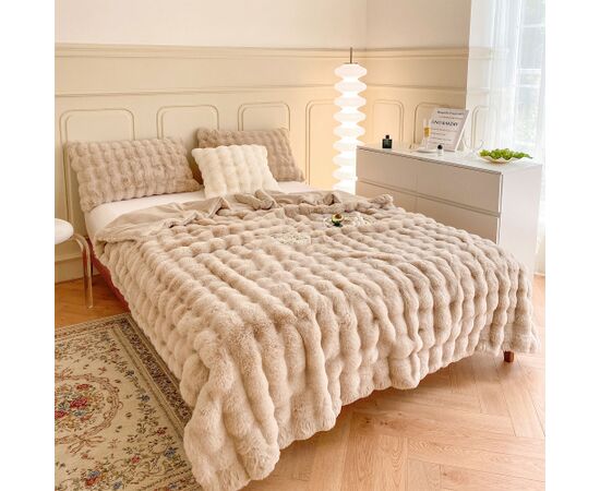 Plaid MIMOSA XL 200x230cm, beige Новинки Для дома и сада 