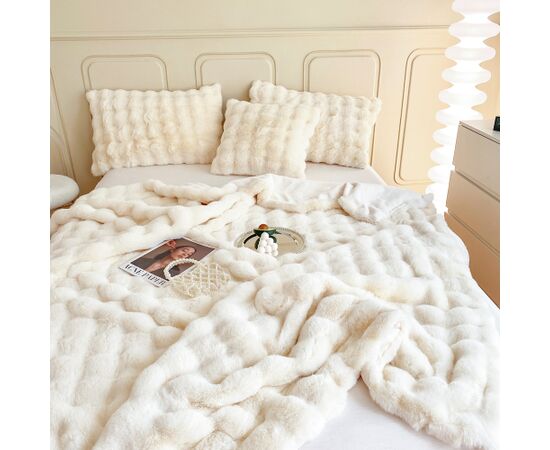 Plaid MIMOSA XL 200x230cm, white Новинки Для дома и сада 