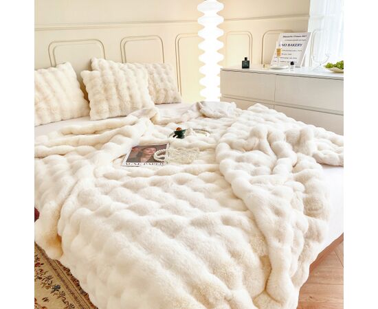 Plaid MIMOSA XL 200x230cm, white Новинки Для дома и сада 