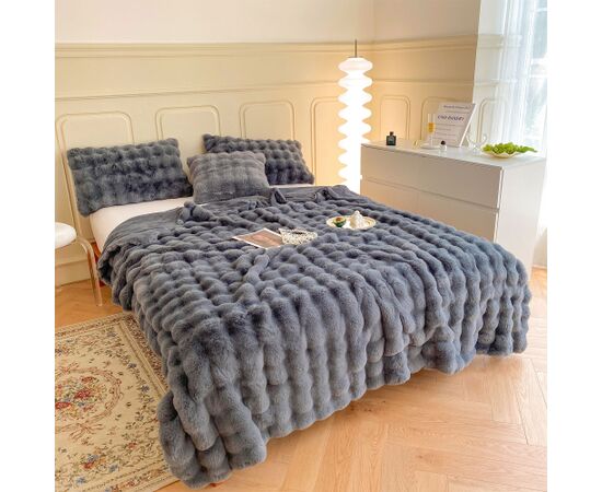 Plaid MIMOSA XL 200x230cm, grey Новинки Для дома и сада 