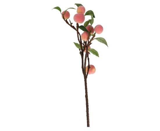 Artificial branch GREENLAND H50cm with peaches Новости, мебель, дом