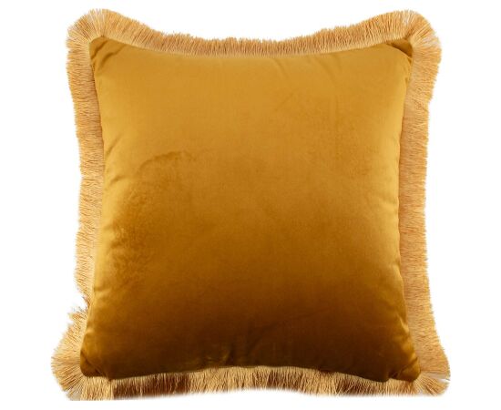 Pillow GLAMOUR 45x45cm, with furry edge, peacock Новинки Для дома и сада 