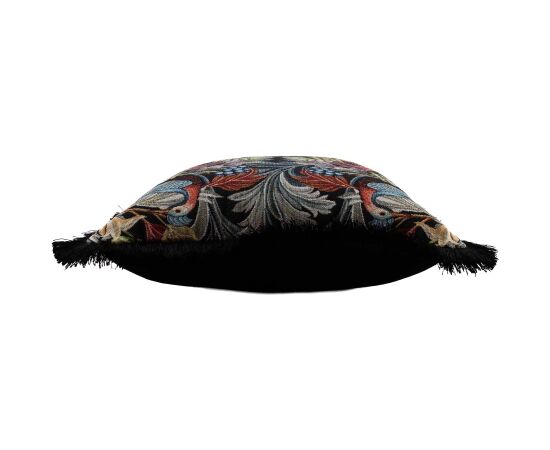 Pillow GLAMOUR 45x45cm, with furry edge, paradise bird Новинки Для дома и сада 