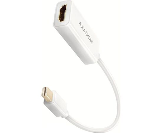 Axagon   AXAGON RVDM-HI14NW Mini DisplayPort -> HDMI 1.4 adapter 4K/30Hz, white White Data USB kabeļi
