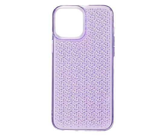 iLike Apple  iPhone 11 Silicone case Shine Transparent Violet Neoriģinālie Maciņi