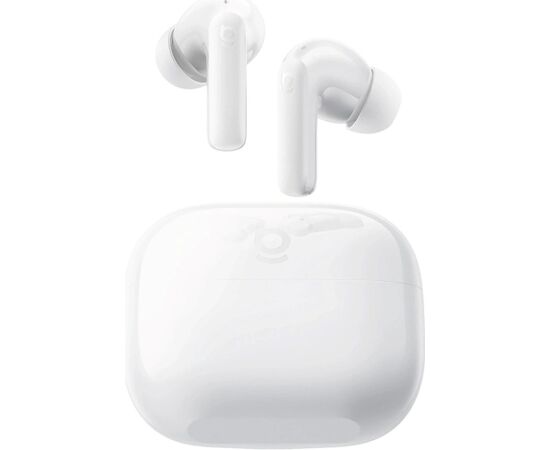 Słuchawki Baseus Bass EP10 TWS bezprzewodowe dokanałowe z ANC - białe Bluetooth austiņas