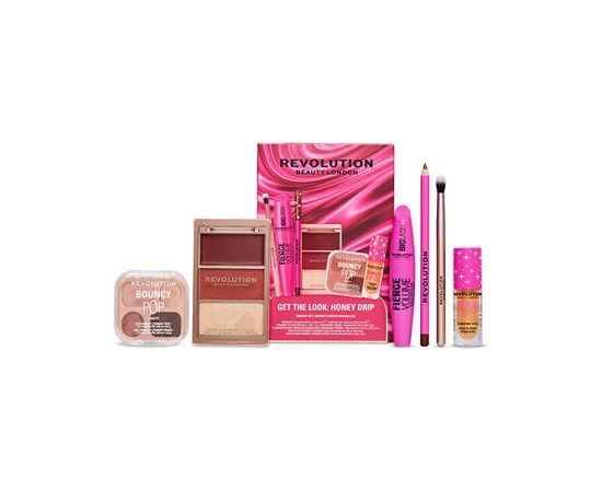 Makeup Revolution Get The Look: Honey Drip Edit Set - Dárková sada Духи и косметика