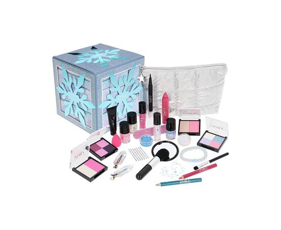 Zmile Cosmetics Snow Flake Cube Ice Blue Calendar - Adventní kalendář Духи и косметика