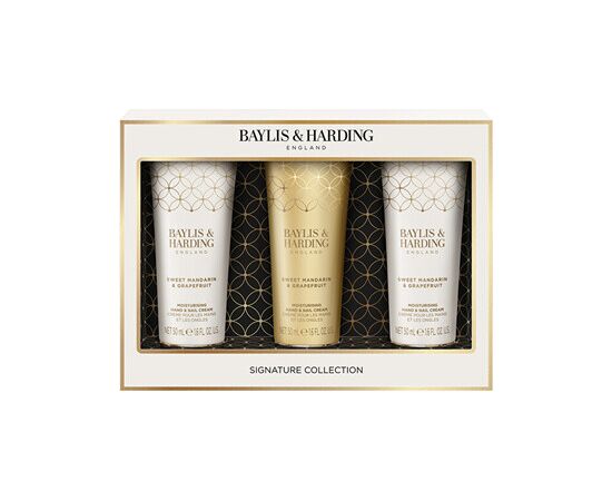 Baylis & Harding Mandarin & Grapefruit Hand Cream Trio - Dárková sada krémů na ruce ( 3 ks ) Духи и косметика