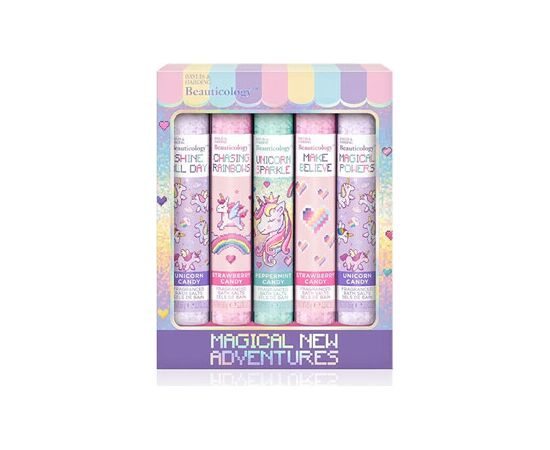 Baylis & Harding Unicorn Bath Salts Gift Set - Dárková sada solí do koupele ( 5 ks ) Духи и косметика