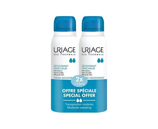 Uriage Fresh Deodorant Set - Sada osvěžujících deodorantů ve spreji 125ml Духи и косметика