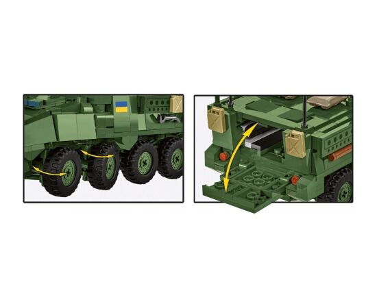 Cobi Klocki Stryker M1126 ICV 661 klocków (COBI-2635) Машины и аксессуары