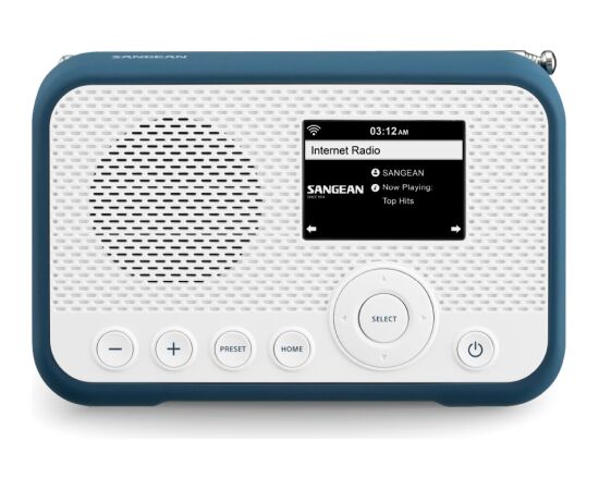 Radio Sangean WFR-39 Internet  DAB, WLAN Spotify, white/blue (A500466) Новинки Компьютерная техника