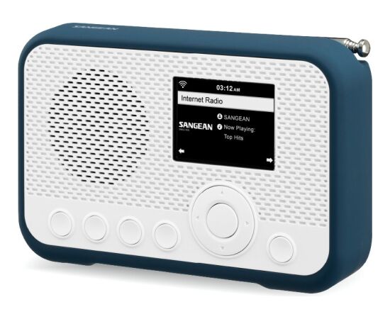 Radio Sangean WFR-39 Internet  DAB, WLAN Spotify, white/blue (A500466) Новинки Компьютерная техника