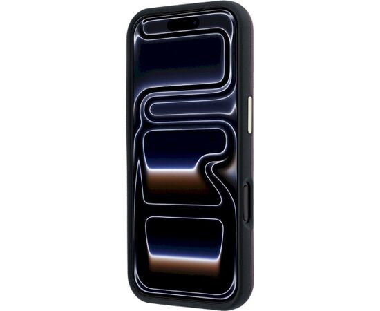 Guess Perforated 4G Gold Logo Magsafe Aizsargapvalks priekš iPhone 18 Pro / 17 Pro / bordo Neoriģinālie Maciņi