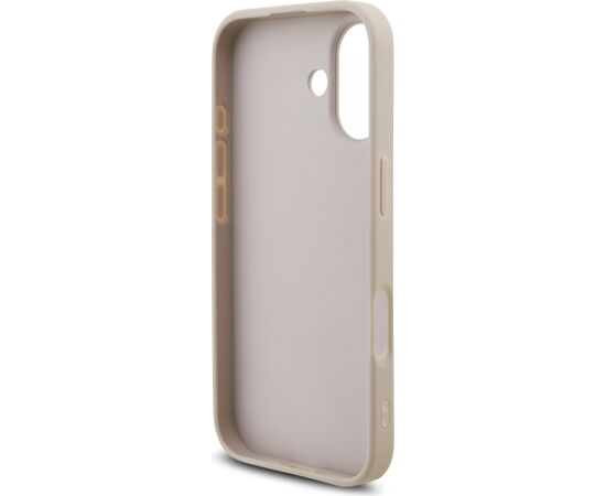 Guess PU 4G Metal Logo Strap Case Aizsargapvalks priekš iPhone 17 / rozā Neoriģinālie Maciņi