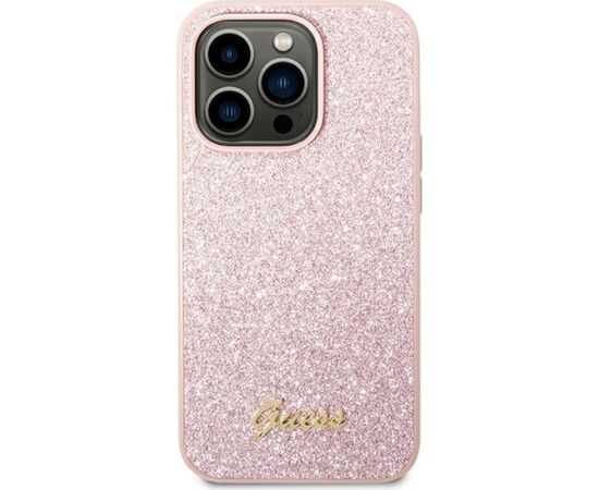 Guess GUHCP14XHGGSHP Aizmugurējais Apvalks Priekš Apple iPhone 14 Pro Max Neoriģinālie Maciņi