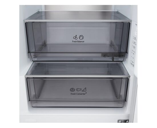 LG GBBS514CSW Brīvi Stāvošs Ledusskapis ar Saldētavu 186cm Ledusskapji