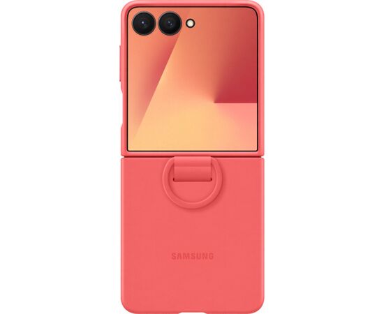 Samsung Galaxy Flip7 Silicone Case with Ring Red Чехлы - оригинальные