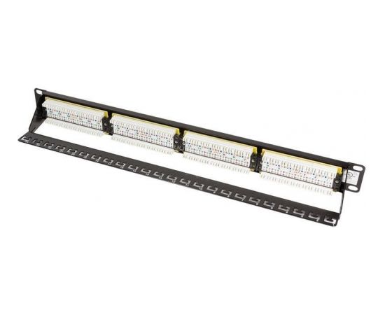 LOGILINK-  CAT6 Patch Panel 19'' 24-Port unshielded, RAL 9005